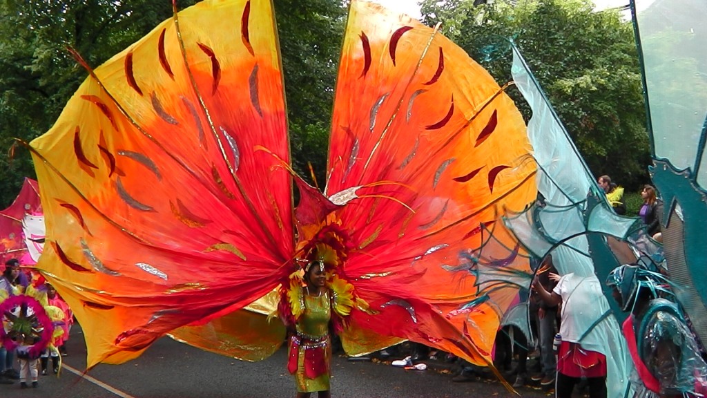 Orange Costume at Leeds Carnival 2014